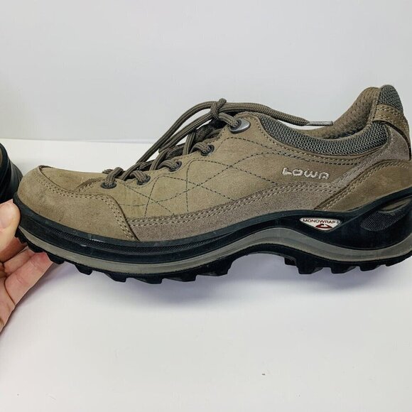 LOWA Renegade III GTX Lo GORETEX Shoes Womens Sz 7.5 Brown Nubuck Hiking Outdoor - Picture 12 of 16